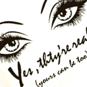 They're Real Beauty Lashes Cute Adult Unisex Tee